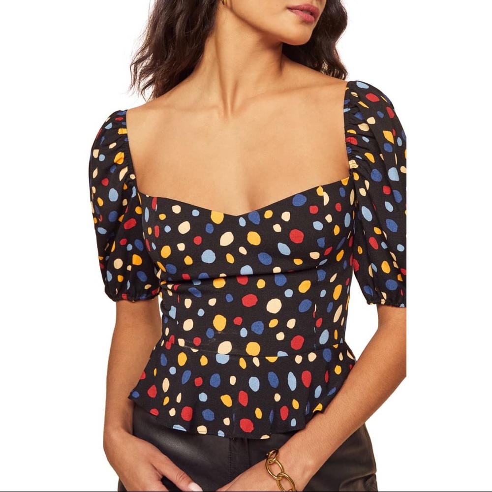 Reformation Aimee top fiesta